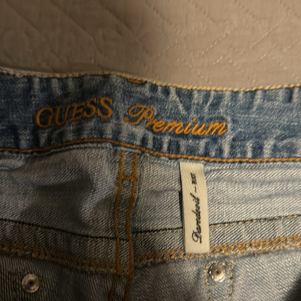 Guess Custom Distressed Ripped Daredevil Bootcut … - image 5